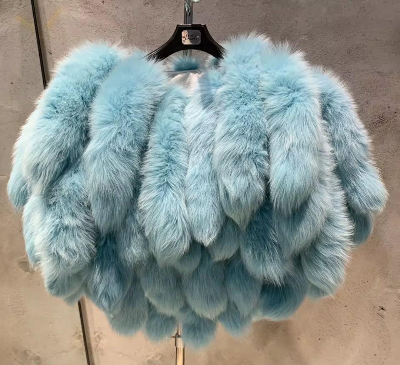 Luxe Foxtail Short Fur Jacket β¨ Statement Glam Outerwear