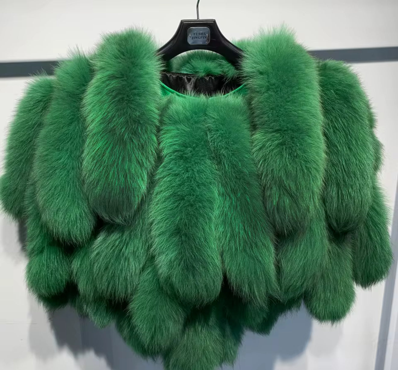 Luxe Foxtail Short Fur Jacket β¨ Statement Glam Outerwear