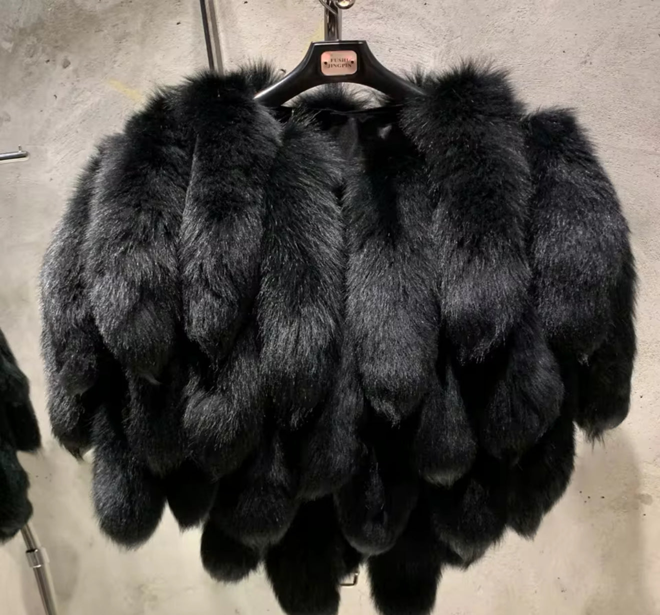Luxe Foxtail Short Fur Jacket β¨ Statement Glam Outerwear